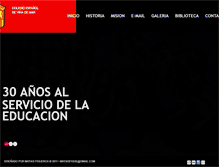 Tablet Screenshot of colegioespanol.cl